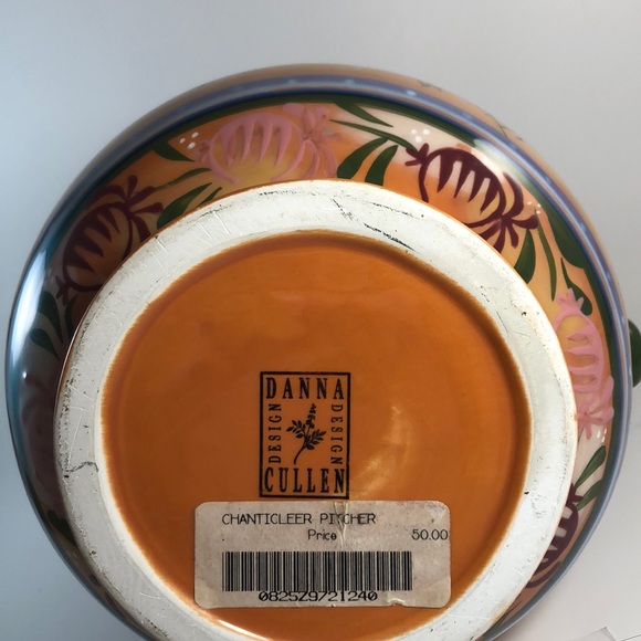 Danna Cullen Large Zrike Chanticleer Pitcher - Picture 7 of 8